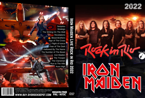 Iron Maiden Live Rock in Rio 2022 DVD