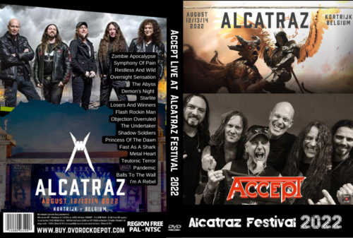 Accept Live at  Alcatraz Festival  2022 DVD