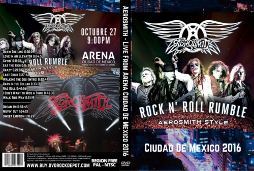 Aerosmith - Live From Arena Ciudad De Mexico 2016 DVD