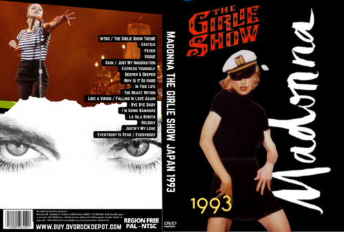 Madonna THE GIRLIE SHOW JAPAN 1993