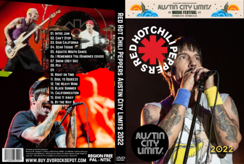 Red Hot Chili Peppers Austin City Limits 2022 DVD