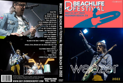 Weezer  Beachlife Festival Redondo Beach CA 2022 DVD