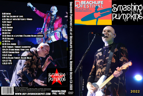 SMASHING PUMPKINS Live at Beachlife Festival Redondo Beach CA 2022 DVD