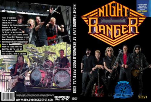 NIGHT RANGER Live at Seaworld Food Festival 2021 DVD