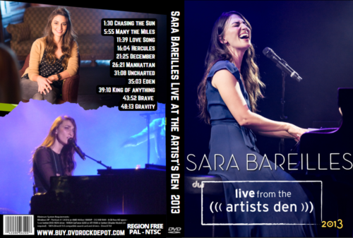 Sara Bareilles Live at the Artist's Den 2013 DVD