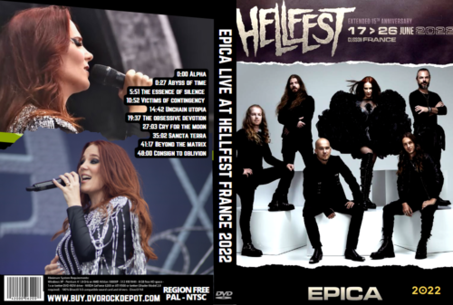 EPICA LIVE AT HELLFEST FRANCE 2022 DVD