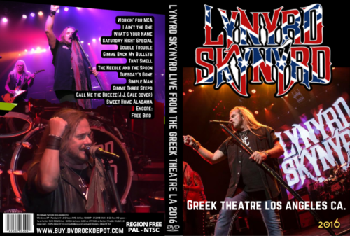 Lynyrd Skynyrd Live At The Greek Theatre LA 2016 DVD | DVD Rock