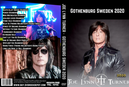 Joe Lynn Turner Gothenburg Sweden 2020 DVD