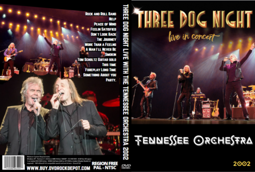 THREE DOG NIGHT Live With The Tennessee Orchestra 2002 DVD