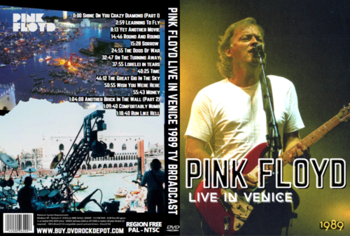 PINK FLOYD Live in Venice 1989 TV Broadcast DVD