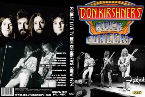 FOGHAT Live TV Don Kirshner's Show 1974 DVD