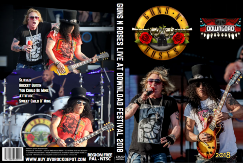 GUNS N ROSES Live at Download Festival 2018 DVD
