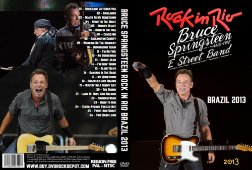 BRUCE SPRINGSTEEN Live At The Rock In Rio Brazil 2013 DVD