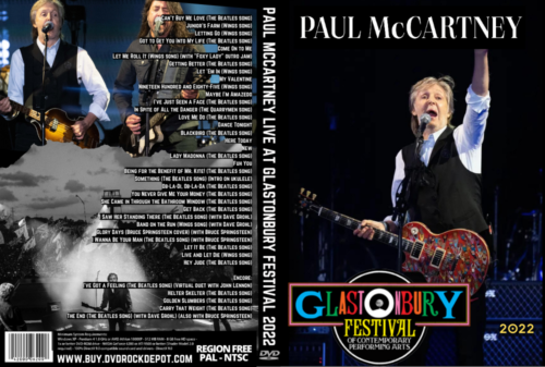 PAUL McCARTNEY Live at Glastonbury Festival 2022 (2 DVD Set)