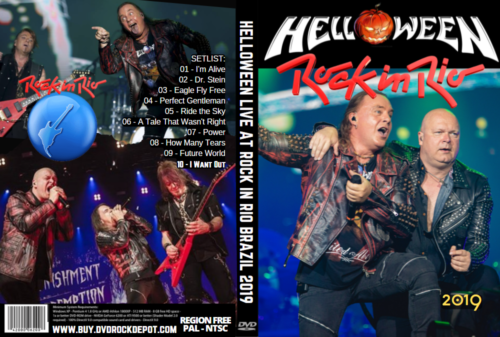 HELLOWEEN Live At Rock In Rio Brazil 2019 DVD