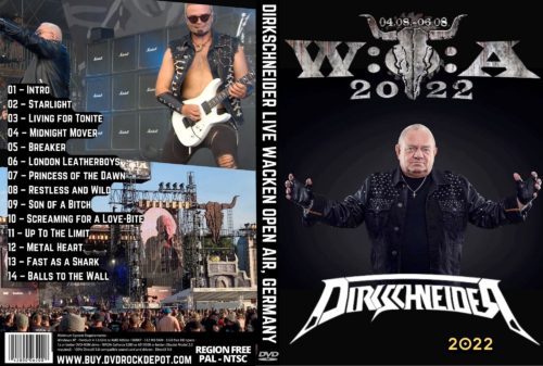 DIRKSCHNEIDER Live at Wacken Open Air Germany 2022 DVD