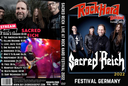 SACRED REICH Live at the Rock Hard Festival 2022 DVD