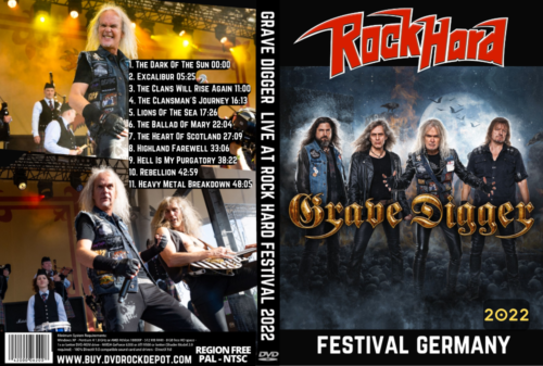 GRAVE DIGGER Live at the Rock Hard Festival 2022 DVD