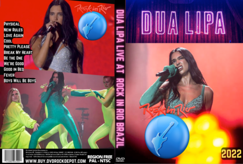 DUA LIPA Live at Rock in Rio Brazil 2022 DVD