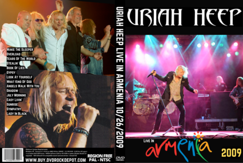 URIAH HEEP Live In Armenia 10/26/2009  DVD