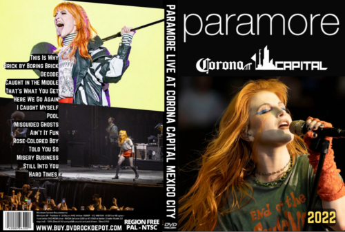 PARAMORE Live at Corona Capital Mexico City 2022 DVD