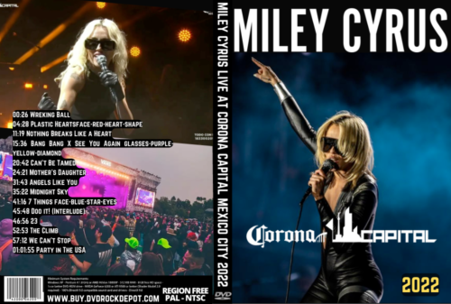 MILEY CYRUS Live at Corona Capital Mexico City 2022 DVD