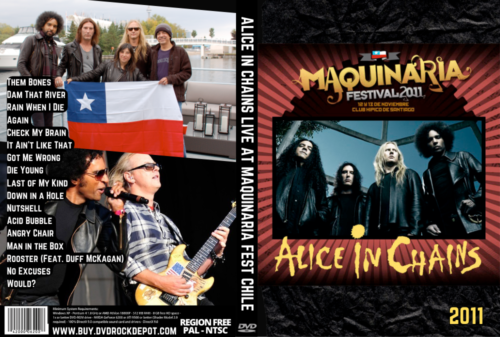 ALICE IN CHAINS Live At Maquinaria Festival Chile 2011 DVD