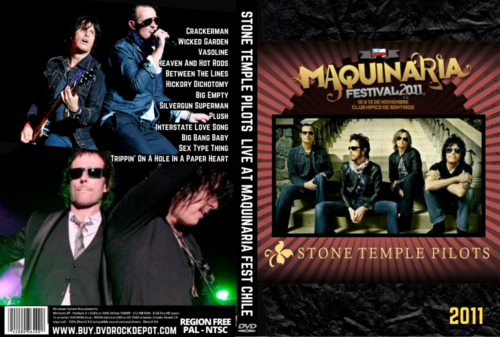 STONE TEMPLE PILOTS Live At Maquinaria Festival Chile 2011 DVD