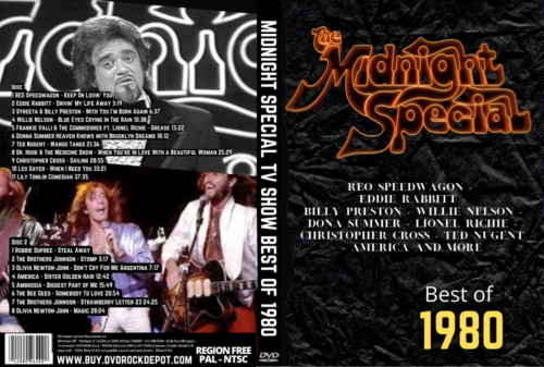 MIDNIGHT SPECIAL TV Show Best of 1980 DVD (2 DVD Set)