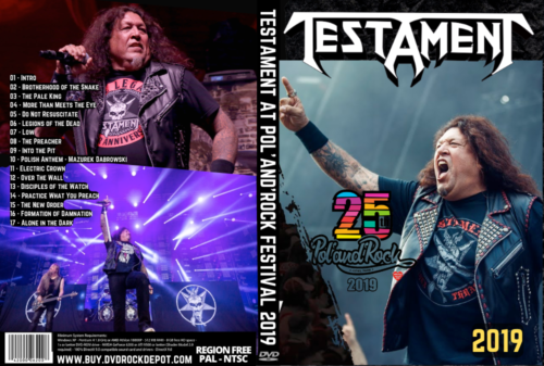 TESTAMENT Live At Pol and Rock Festival 2019 DVD