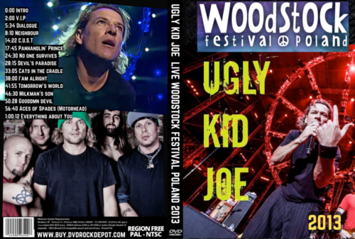 UGLY KID JOE LIVE At Woodstock Festival Poland 2013 DVD