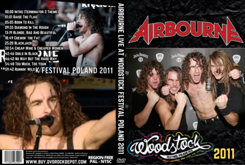 AIRBOURNE Live At Woodstock Festival Poland 2011 DVD