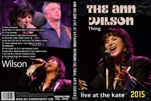 ANN WILSON Live at Katharine Hepburn Cultural Arts Center 2015 DVD