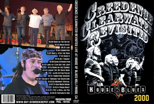 Creedence Clearwater Revisited Live at House of Blues Hollywood, CA 2000 DVD