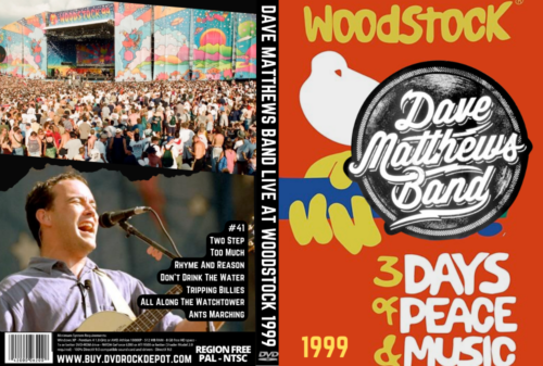DAVE MATTHEWS BAND Live At WOODSTOCK 1999 DVD