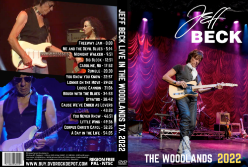 JEFF BECK LIVE IN THE WOODLANDS TX. 2022 DVD