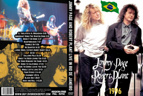 Jimmy Page and Robert Plant LIVE in Rio de Janeiro 1996 DVD