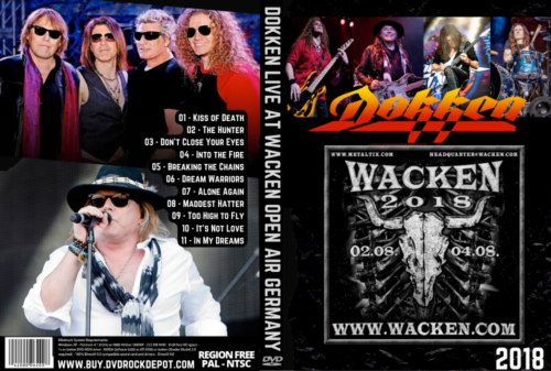 Dokken Live At Wacken Open Air Festival Germany 2018 DVD