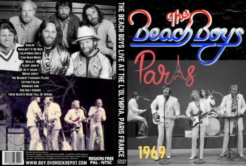 THE BEACH BOYS Live At The L'Olympia, Paris France 1969 DVD