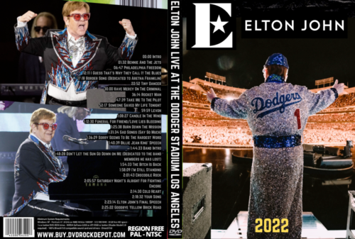 Elton John Live at the Dodger Stadium Los Angeles 2022 DVD
