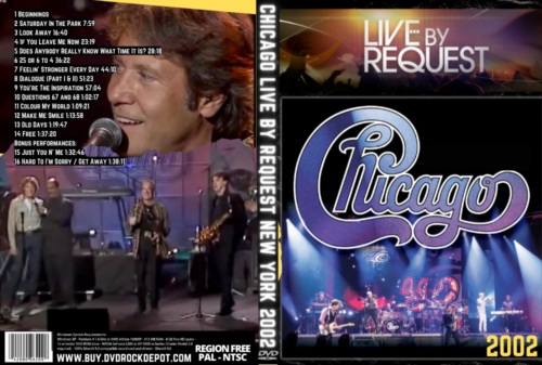 CHICAGO Live By Request New York 2002 DVD | DVD Rock Depot | Only