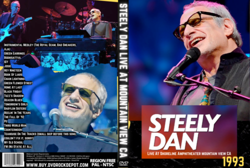 Steely Dan Live At Shoreline Amphitheater Mountain View CA 1993 DVD