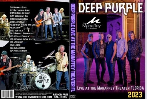 DEEP PURPLE Live at the Mahaffey Theater FL 2023 DVD
