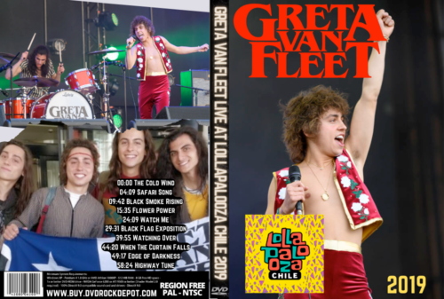 Greta Van Fleet Live at Lollapalooza Chile 2019 DVD