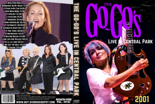 The Go-Go's Live in Central Park 2001 DVD