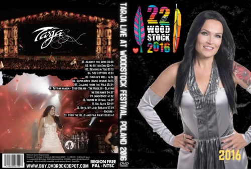 TARJA - Live at Woodstock Festival, Poland 2016 DVD