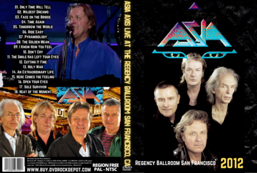 ASIA AXIS Live At The Regency Ballroom San Francisco, CA 2012 DVD