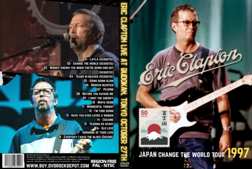 ERIC CLAPTON Live at Budokan, Tokyo October 27th 1997 DVD