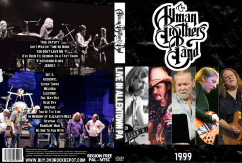 The Allman Brothers Band Live in Allentown PA 1999 DVD