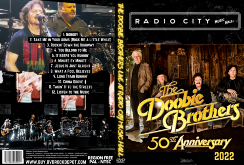 THE DOOBIE BROTHERS Live at Radio City Music Hall 2022 DVD